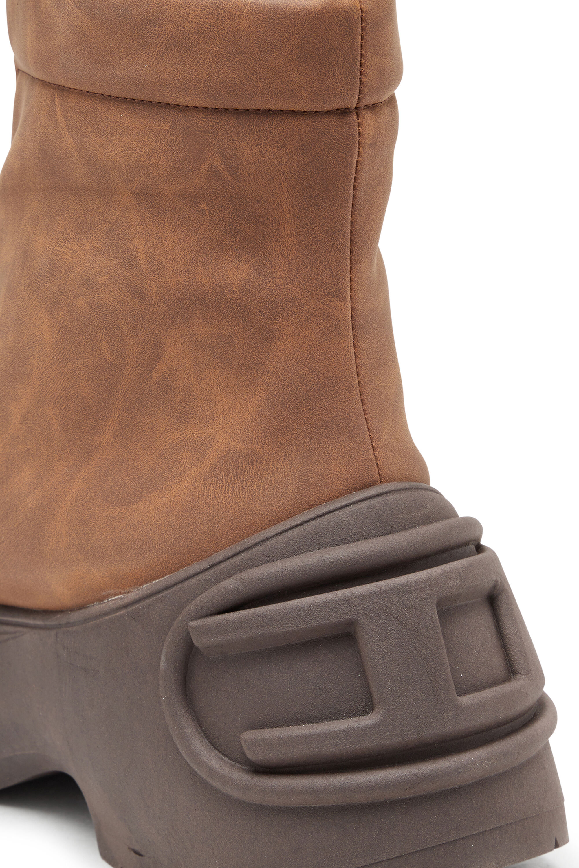 Diesel - D-DONALD CH, Male's D-Donald-Rubber-trimmed ankle boots in Brown - 6