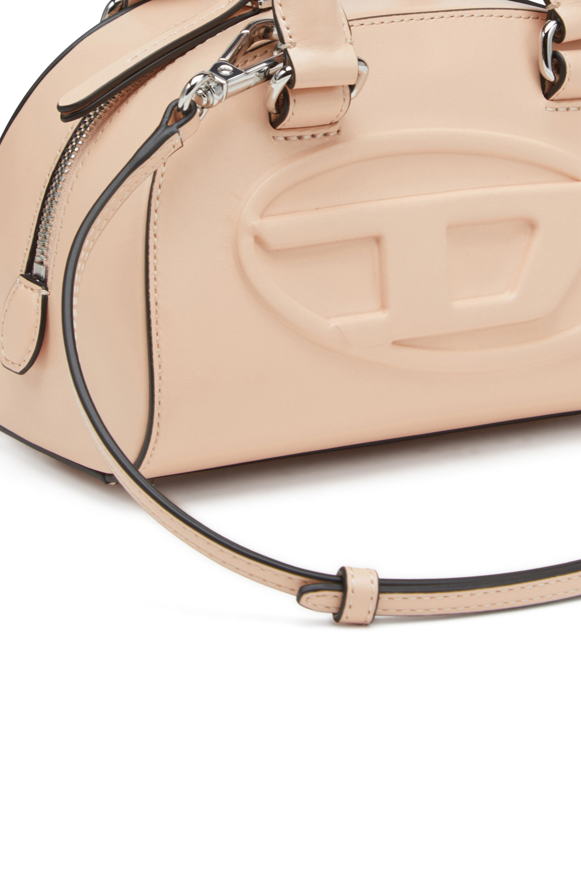Diesel - 1DR DOME CROSSBODY, 1DR Dome-Mini sac bowling en cuir Femme in Rose - 5