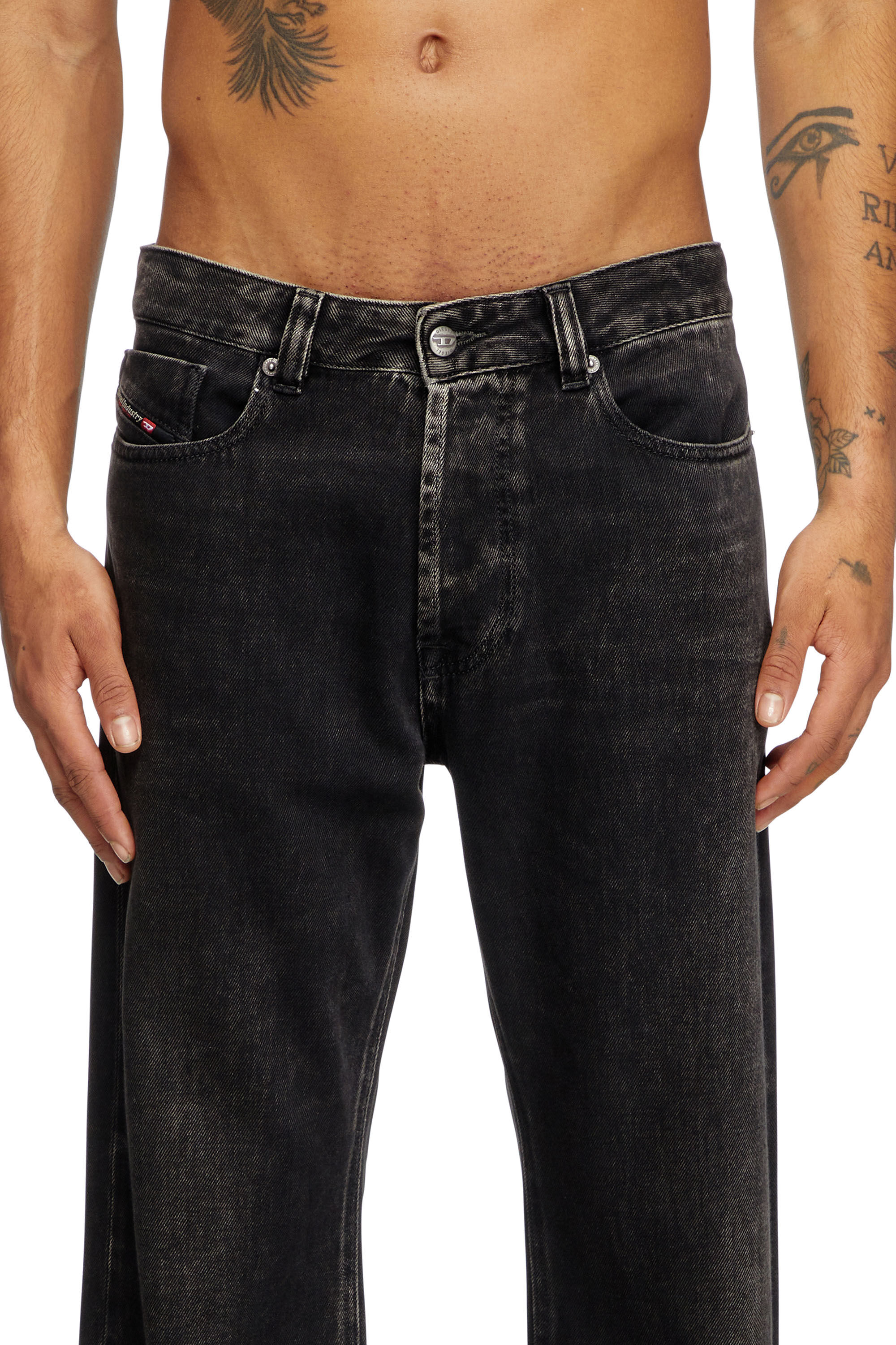 Diesel - Male's Relaxed Jeans 1980 D-Eeper 09J96, Black/Dark Grey - 5