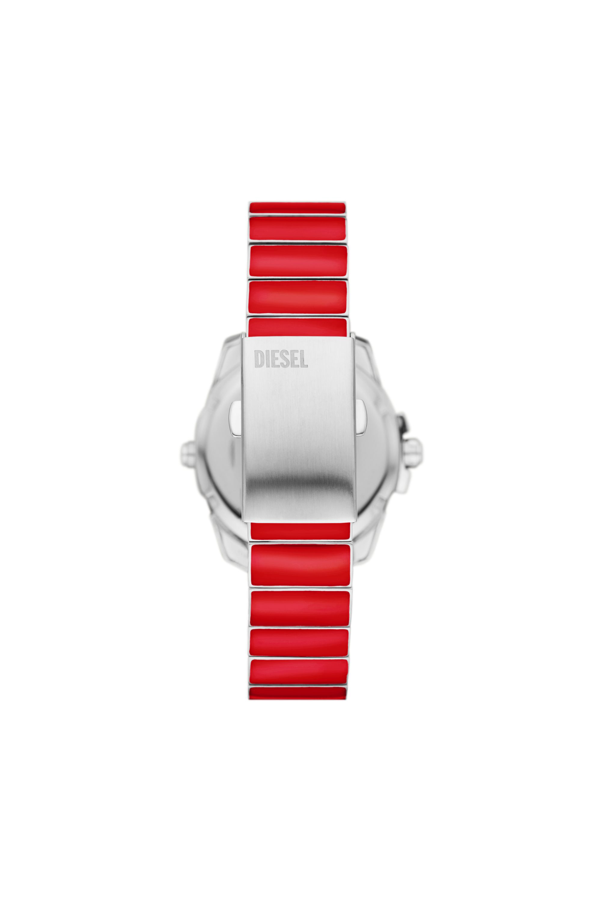 Diesel - DZ2192, Montre Baby Chief chronographe en acier inoxydable Mixte in Rouge - 2