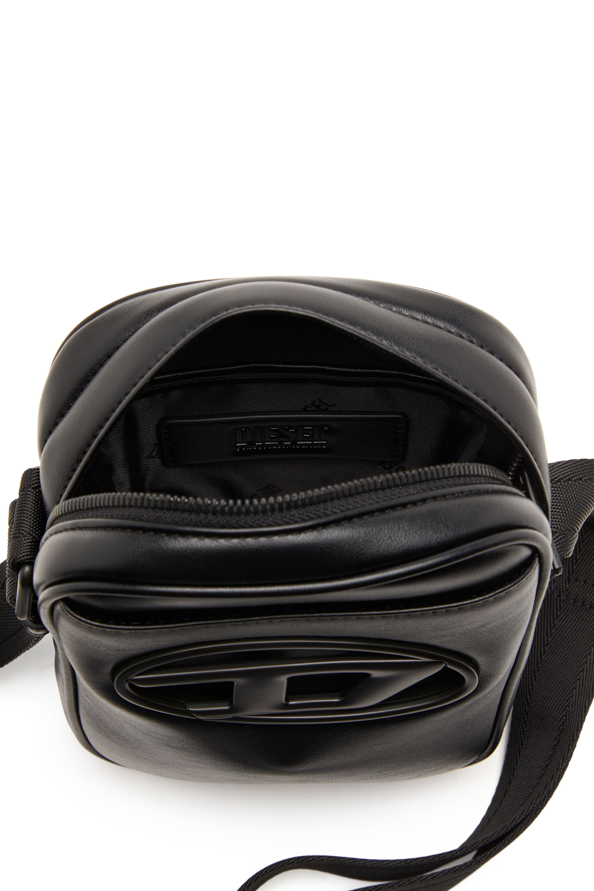Diesel - HOLI-D CROSSBODY, Holi-D-Sac à bandoulière en PU et néoprène Homme in Noir - 4