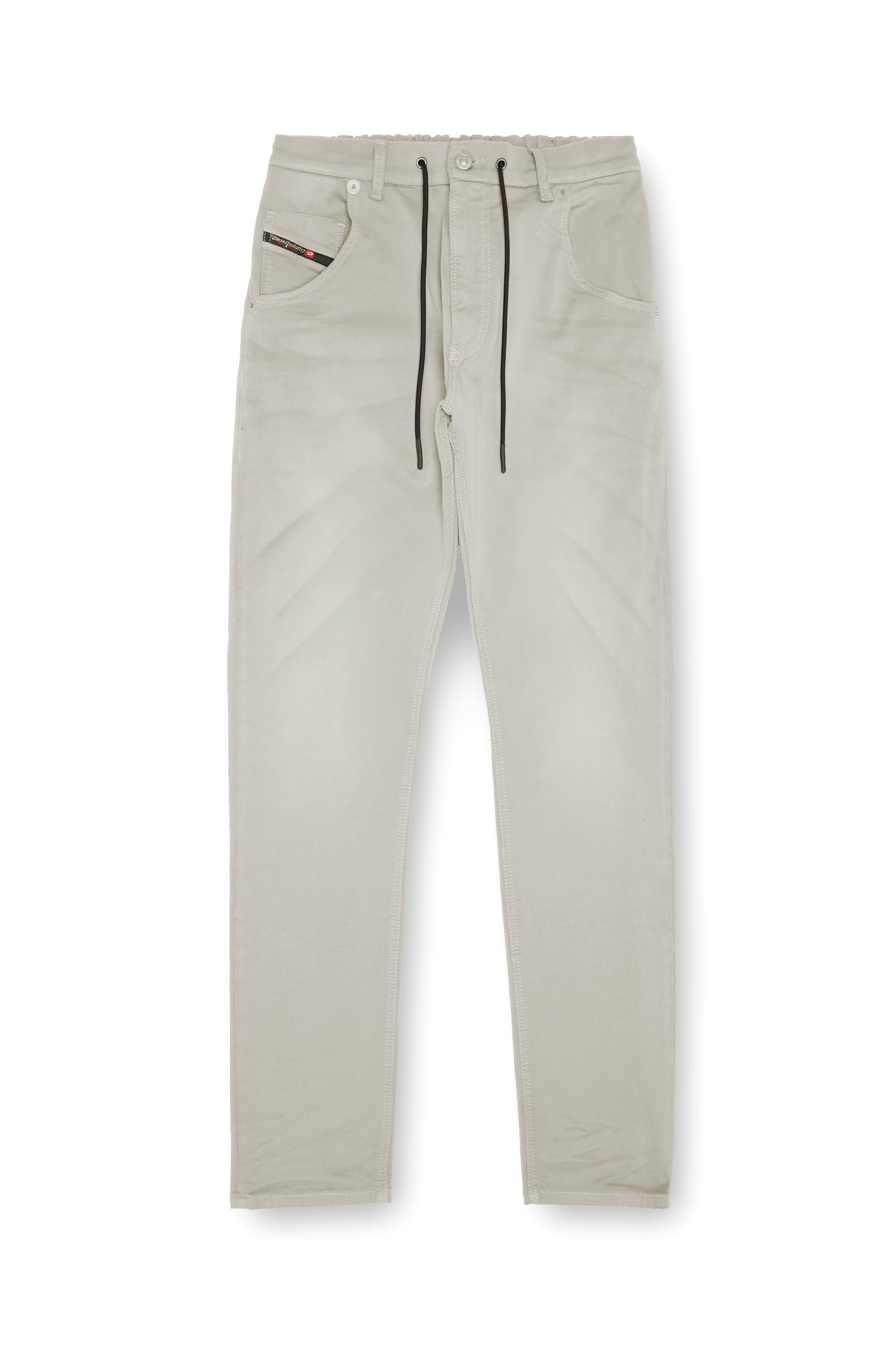 Diesel - Male's Regular 2030 D-Krooley Joggjeans® 0670M, Light Grey - 3