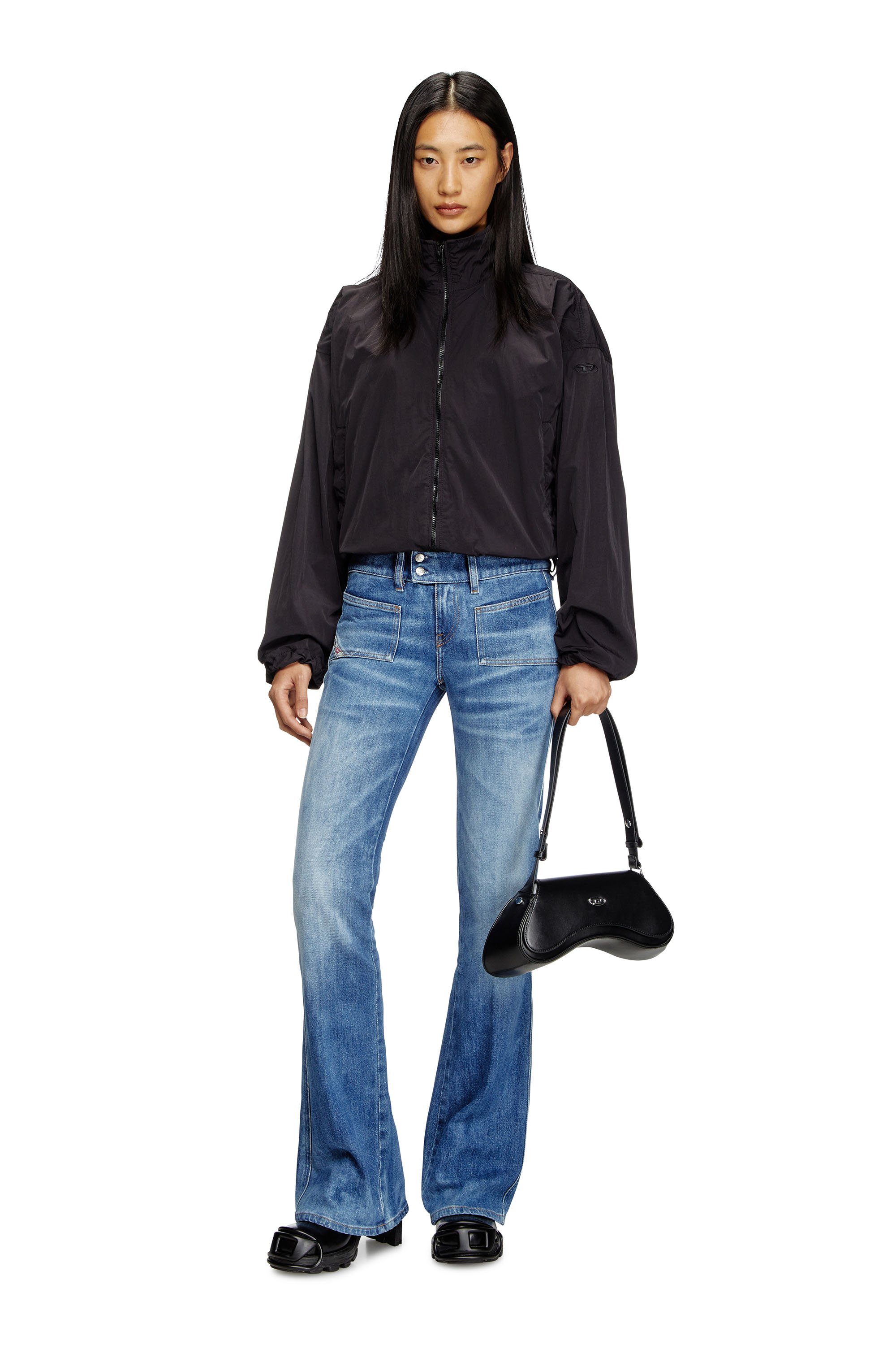 Diesel - PLAY CROSSBODY, Female's Play-Crossbody bag in semi gloss leather in Black - 2