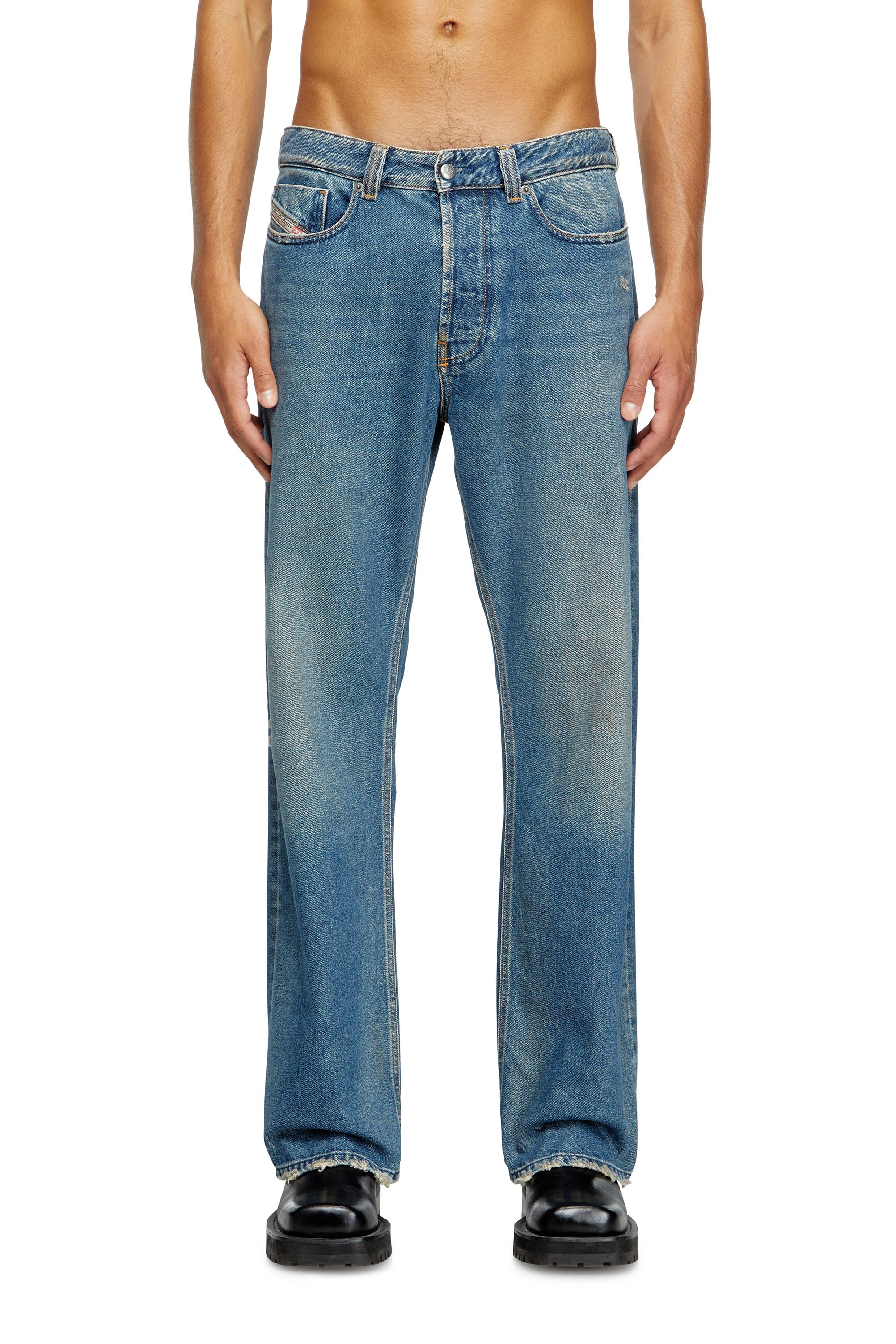 Diesel - Relaxed Jeans 1980 D-Eeper 09J79 Homme, Bleu moyen - Image 1