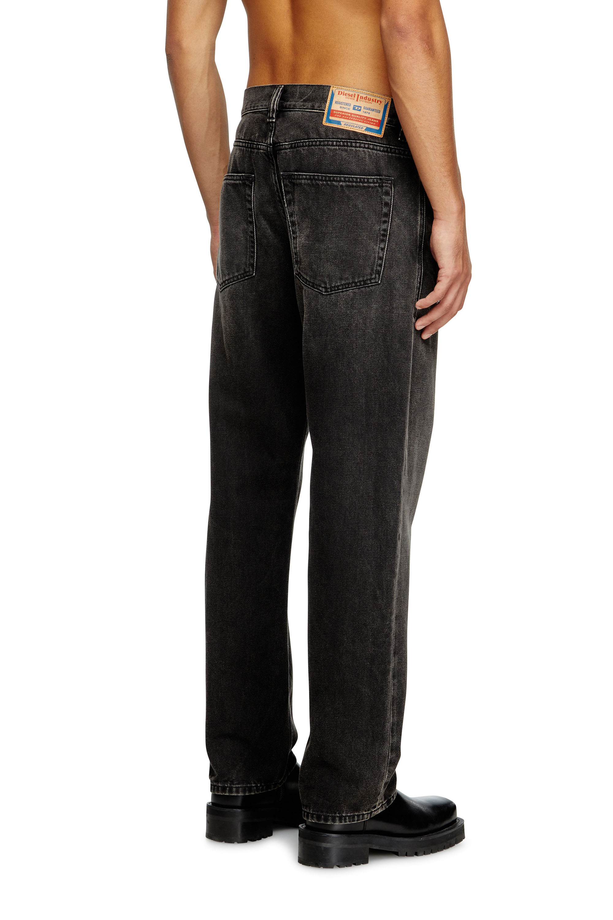 Diesel - Male's Regular Jeans 2024 D-Macs 09J96, Black/Dark Grey - 4