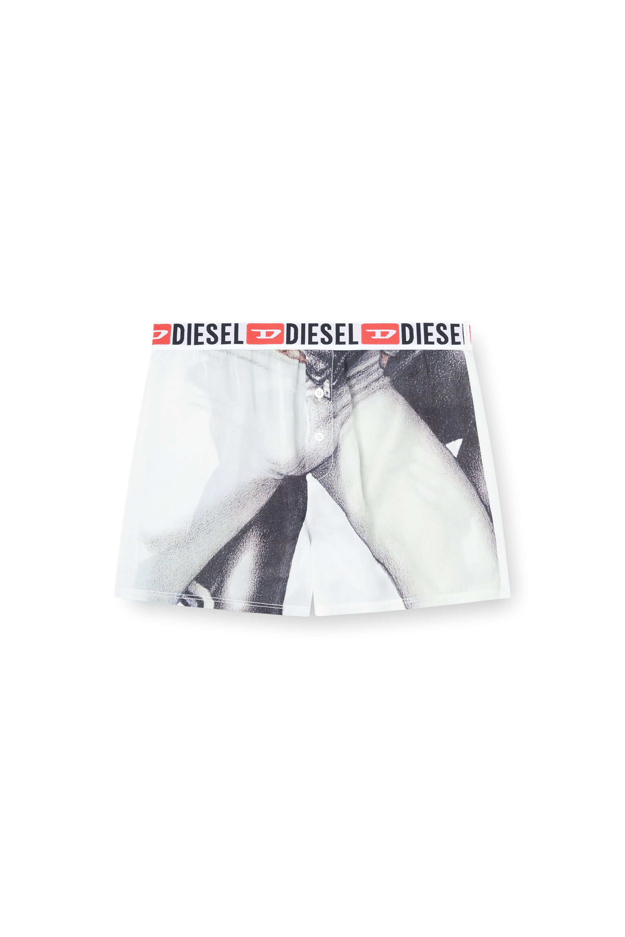 Diesel - PR-STARK, Male's Boxer shorts with graphic print in White - 4